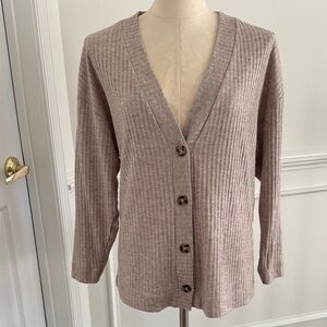 Z Supply Ribbed Button-Up Cardigan